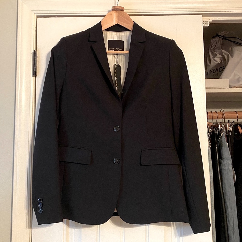 NWT banana republic wool blazer size 2